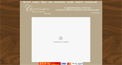 Desktop Screenshot of creative-cabinet-solutions.com